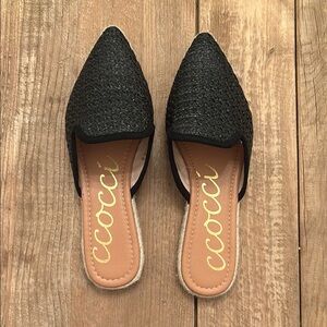 Ccocci Women's Black Slip-On Shoes